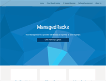 Tablet Screenshot of managedracks.co.uk